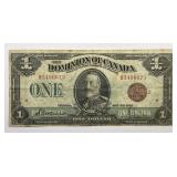 CANADA: 1923 Large Size One Dollar Currency Note