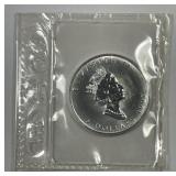 CANADA: 1997 Silver $5 Maple Leaf in RCM Plastic