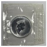 CANADA: 1993 Silver $5 Maple Leaf in RCM Plastic