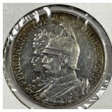 GERMANY:1901 Silver 2 Mark 200th Anniversary