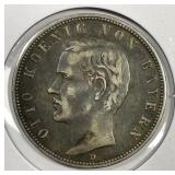 GERMANY: 1903-D Silver 5 Mark
