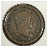 1863 Civil War Token Washington / Union For Ever