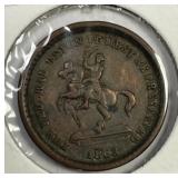 1863 Civil War Token Union Preserved