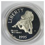 1995 Civil War Commemorative Silver Proof Dollar
