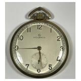 HELBROS 17 Jewels Pocket Watch Goldplated