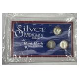Silver Mercury Dime Mintmark Collection