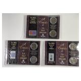 3 Decades of Kennedy Half in Folios