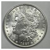 1887 Morgan Silver $1 Uncirculated UNC