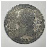 1819 Capped Bust Silver Half About Good AG
