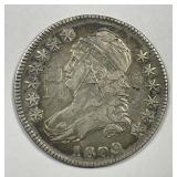 1809 Capped Bust Silver Half VF details