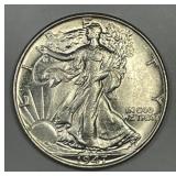 1947 Walking Liberty Silver Half Uncirculated BU