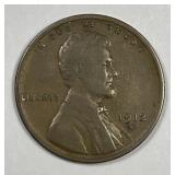 1912-D Lincoln Wheat Cent Fine F