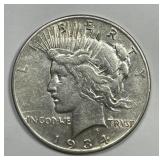 1934-S Peace Silver $1 Very Fine VF