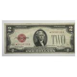1928-G $2 Red Seal US Note * STAR * VF/XF