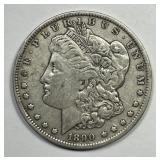 1890-O Morgan Silver $1 Very Fine VF