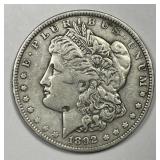 1892 Morgan Silver $1 Very Fine VF