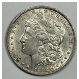 1892 Morgan Silver $1 About Uncirculated AU