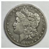 1896-S Morgan Silver $1 Fine F