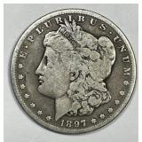 1897-S Morgan Silver $1 Very Good VG