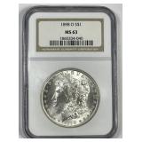 1898-O Morgan Silver $1 NGC MS63