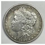 1897-O Morgan Silver $1 Choice Extra Fine XF+