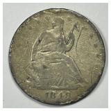 1848-O Seated Liberty Silver Half Good details