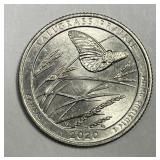 2020-W Tallgrass Prairie Washington Quarter Ch AU