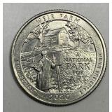 2020-W Weir Farm Washington Quarter Ch AU