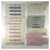 Lot of 30 Bank Checks From Ouray Colorado 1890