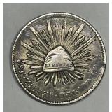 MEXICO: 1838-Zs OM Silver 8 Reale