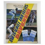 1983 Milwaukee Brewers Official Program + Tickets