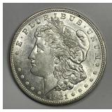 1921-S Morgan Silver $1 About Uncirculated CH AU