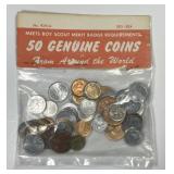 Vintage Pack 50 Genuine Coins (Uncirculated)