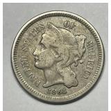 1865 Three Cent Nickel 3cN Fine F