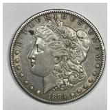 1884-S Morgan Silver $1 Choice Very Fine VF+