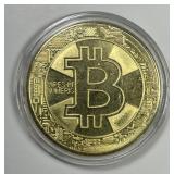 BitCoin Goldplated Medal