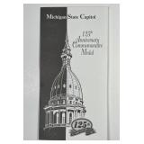 Michigan State Capitol 125th Medal Steve Bieda
