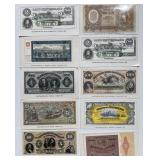 10 "Collectarjetas" Currency Photo Postcards B
