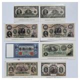 8 "Collectarjetas" Currency Photo Postcards C