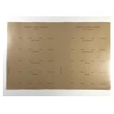 Uncut Sheet For Dansco Page 2024/2025 Quarter