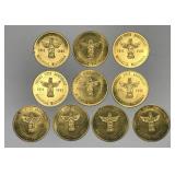 1966 Marysville WA 75th Strawberry Medal Lot of 10