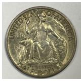 1935-S San Diego Expo Commem Silver Half AU