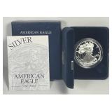 2003 Proof American Silver Eagle w/ Box & COA