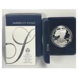 2005 Proof American Silver Eagle w/ Box & COA