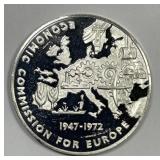 Economic Commission Europe Sterling Medallion