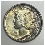 1942 Mercury Silver Dime Uncirculated BU