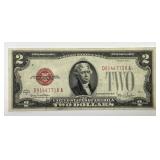 1928-G $2 Red Seal US Note VF/XF