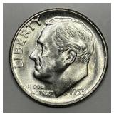 1953-S Roosevelt Silver Dime Uncirculated BU