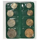 IRELAND: Uncirculated 8-Coin Type Set