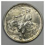 1925 Stone Mountain Commem Silver Half BU